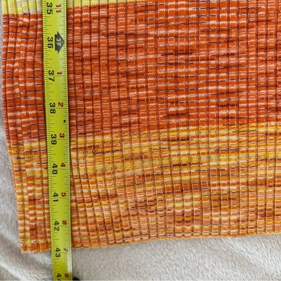 STAUD Edesia Rib Knit Bodycon Midi Dress Halter Size Small Open Back Stretch - Picture 12 of 13